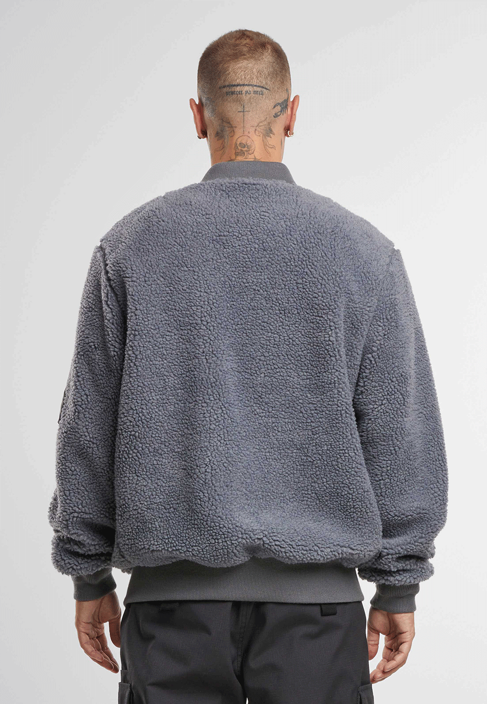 Brandit MA1 bunda Sherpa, anthracite