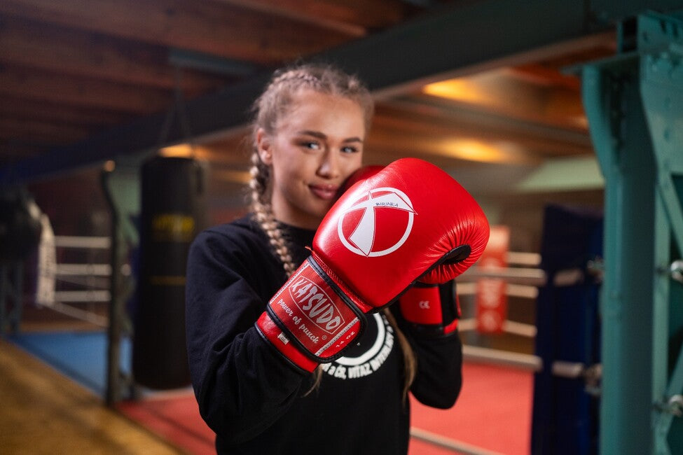 Katsudo Champion IV Boxhandschuhe, rot