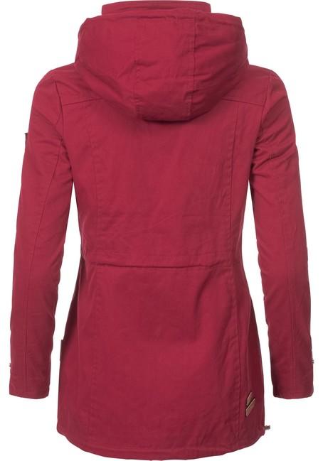 Marikoo Nyokoo damen-Übergangsjacke mit Kapuze, bordeaux