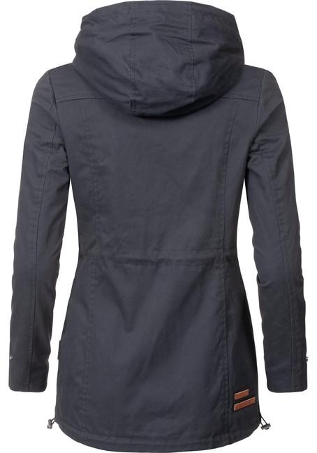 Marikoo Nyokoo damen-Übergangsjacke mit Kapuze, navy