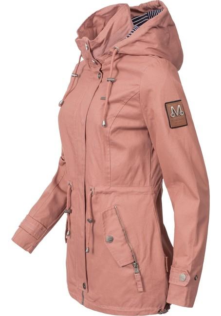Marikoo Nyokoo damen-Übergangsjacke mit Kapuze, rosa
