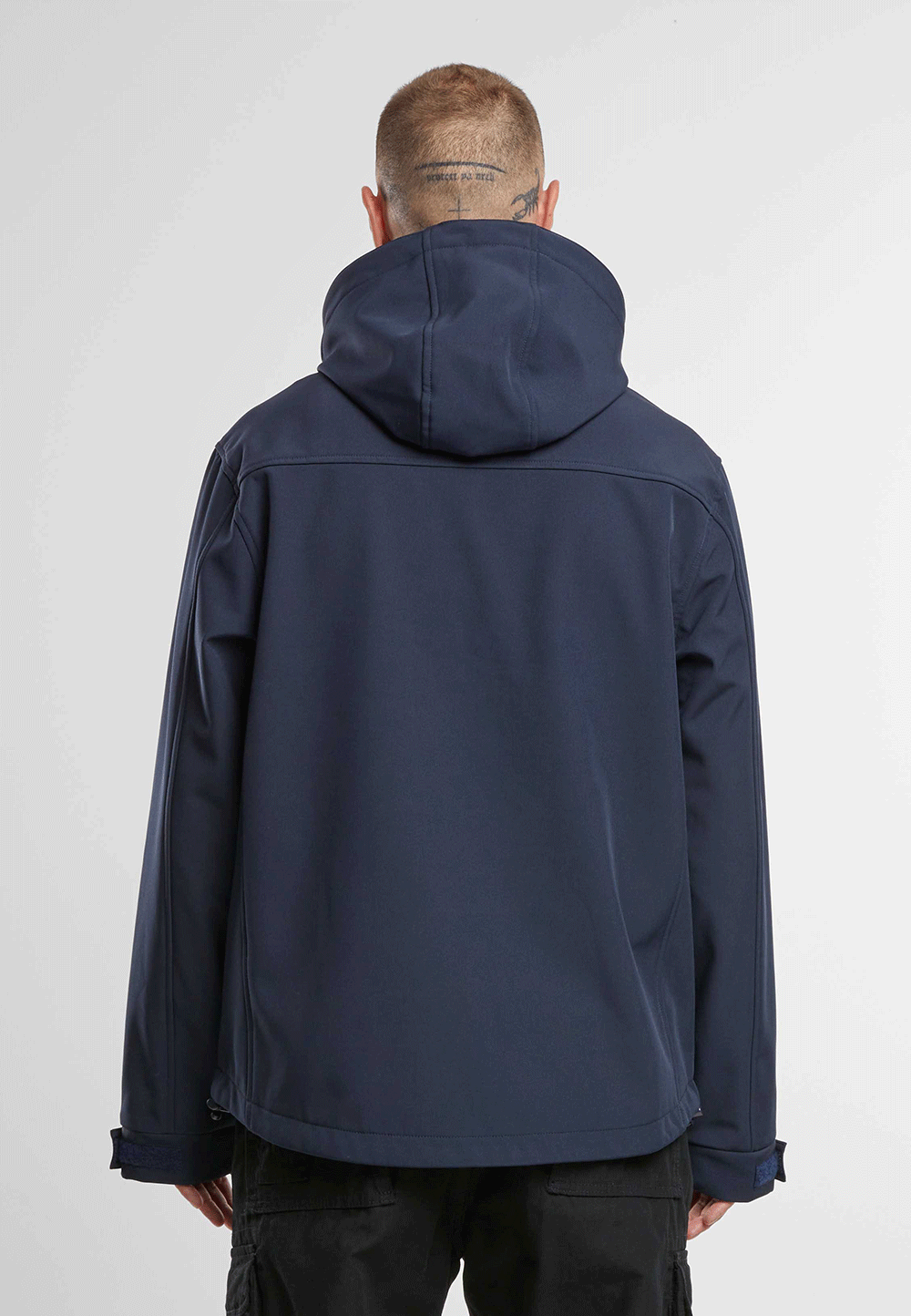 Brandit Hurricane bunda softshellová, navy