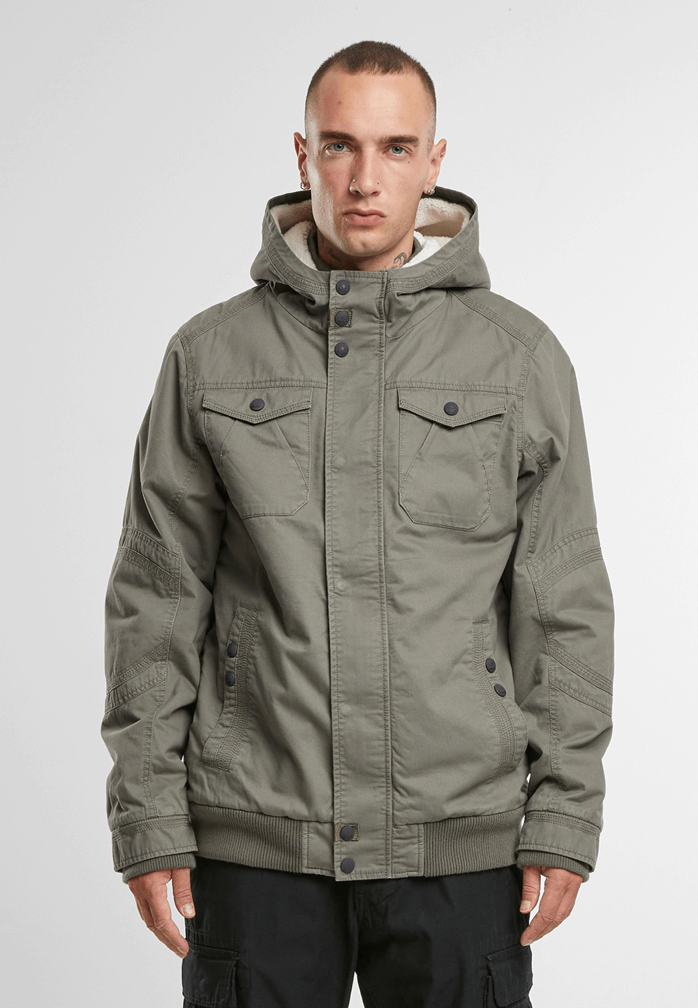 Brandit Meadow Jacket pánska zimná bunda, olivová