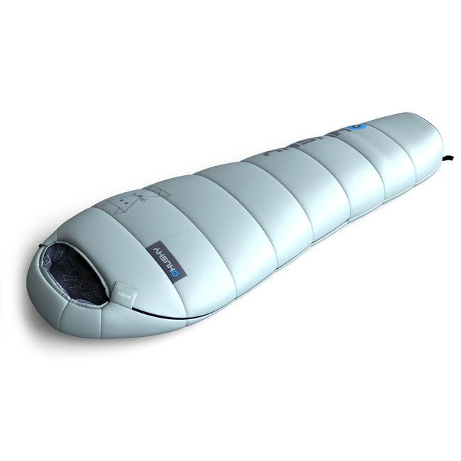 HUSKY Mystic Kids Synthetic Three-Season Sleeping Bag -5, Light Blue