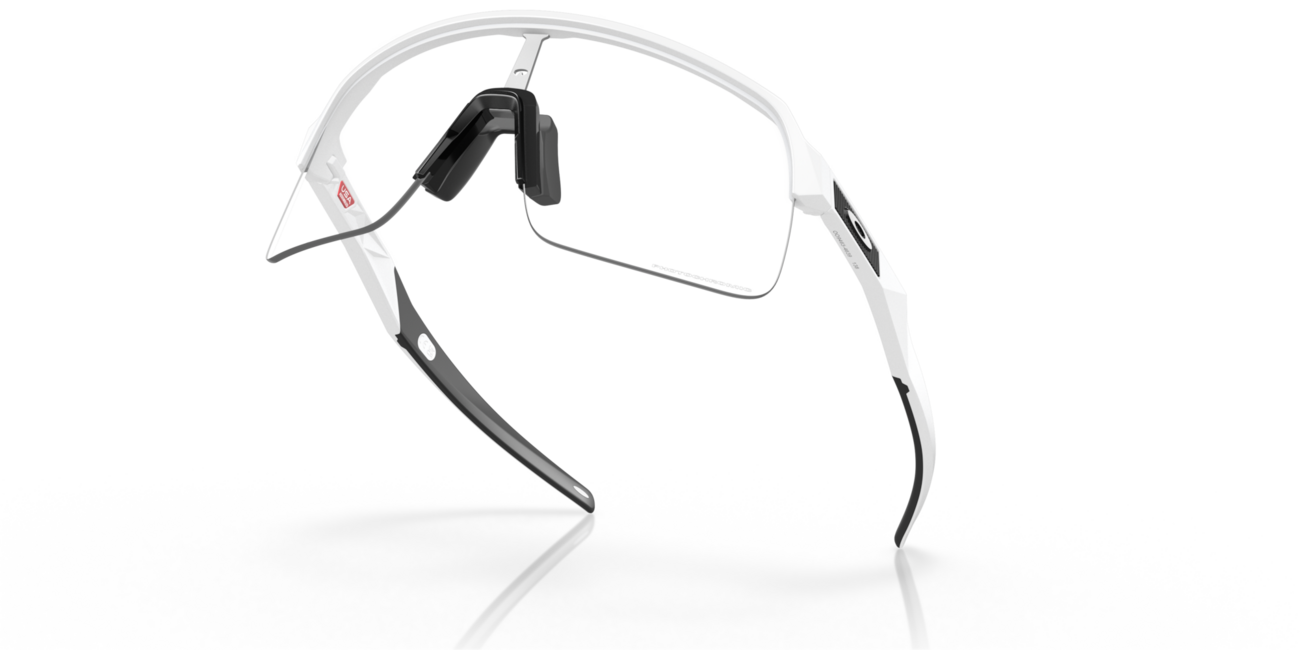 Oakley SUTRO LITE fotochrome brille mit rahmen matte white und mit dias clear photochromic