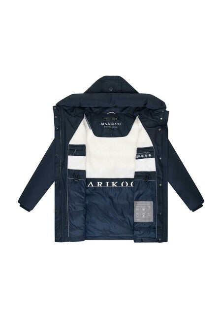 Marikoo Delilah16 damen Winterjacke mit Kapuze, marineblau