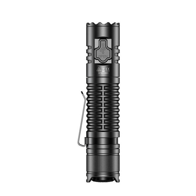 Speras Luminus SST40 Rechargeable LED Flashlight, Black