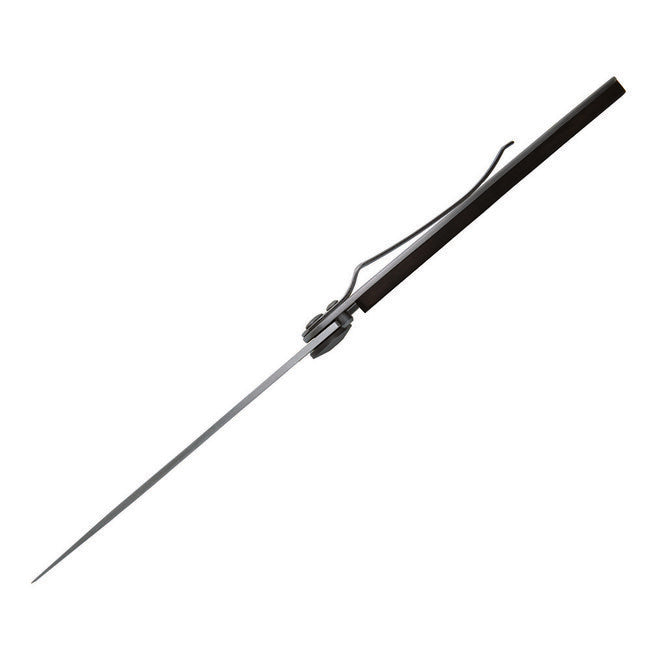 Deejo Tattoo Schließmesser ebony wood Rope