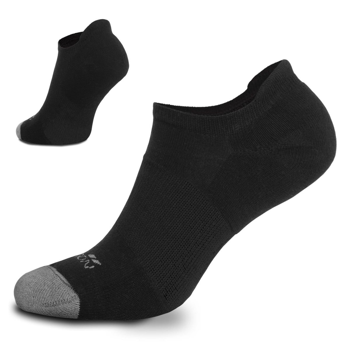 Pentagon Socken Invisible, schwarz