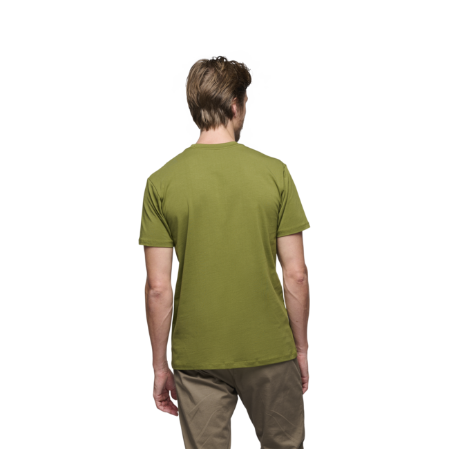 Black Diamond Chalked Up 2.0 herren Kurzarm-T-shirt, Camp green