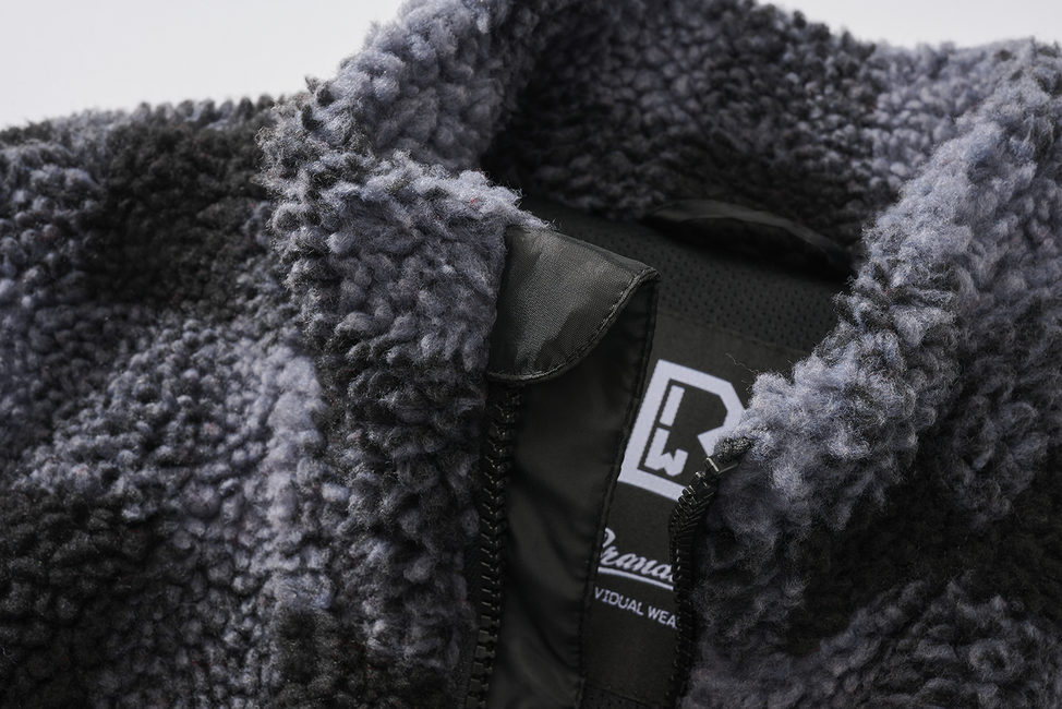 Brandit Teddyfleece fleeceweste, schwarz/grau