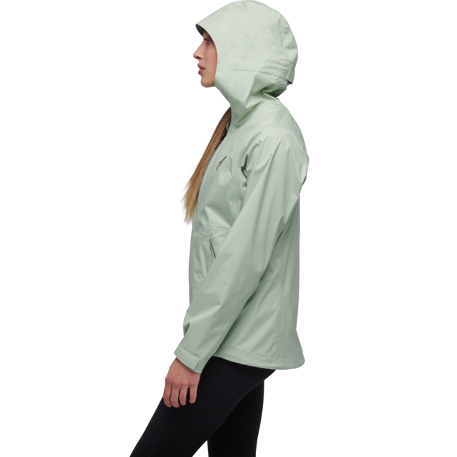 Black Diamond Women's Stormline Stretch Anorak, Foam Green