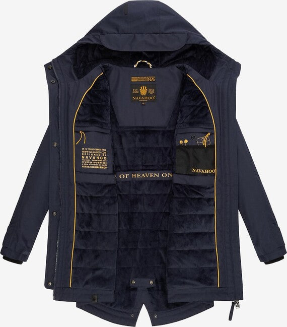 Navahoo BRINJAA damen-Softshell-Übergangsjacke, navy blau
