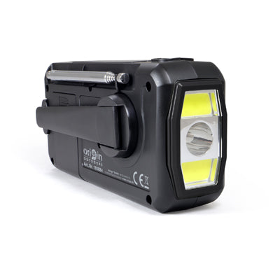Origin Outdoors Crank Multi Ραδιόφωνο DAB+ 4000 mAh, μαύρο