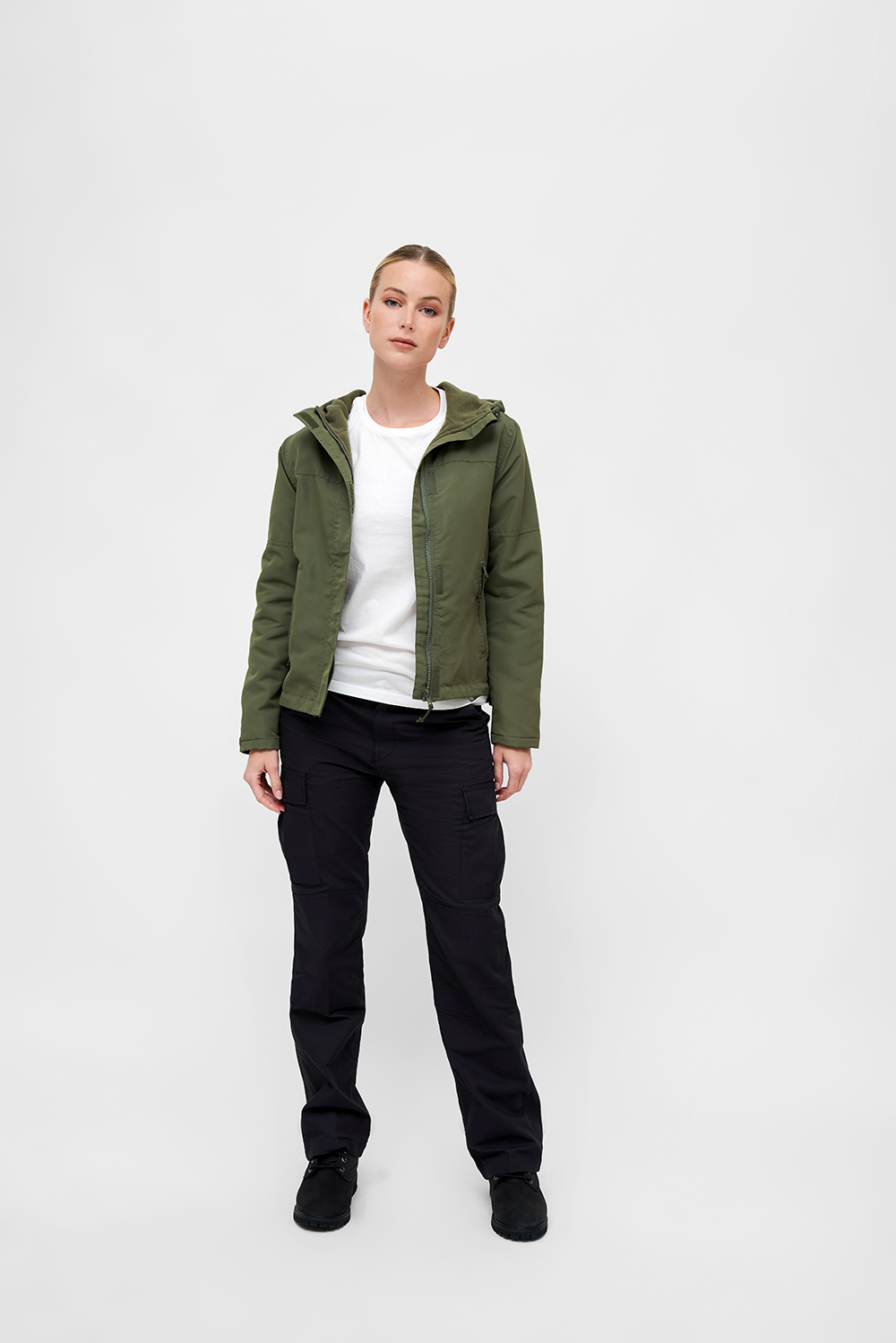 Brandit Windbreaker Frontzip dámska bunda, olivová