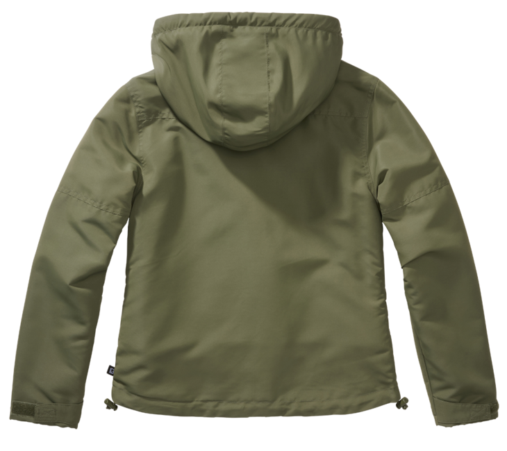 Brandit Windbreaker Frontzip- damen jacke, oliv