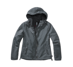 Brandit Windbreaker Frontzip Damenjacke, Anthracite