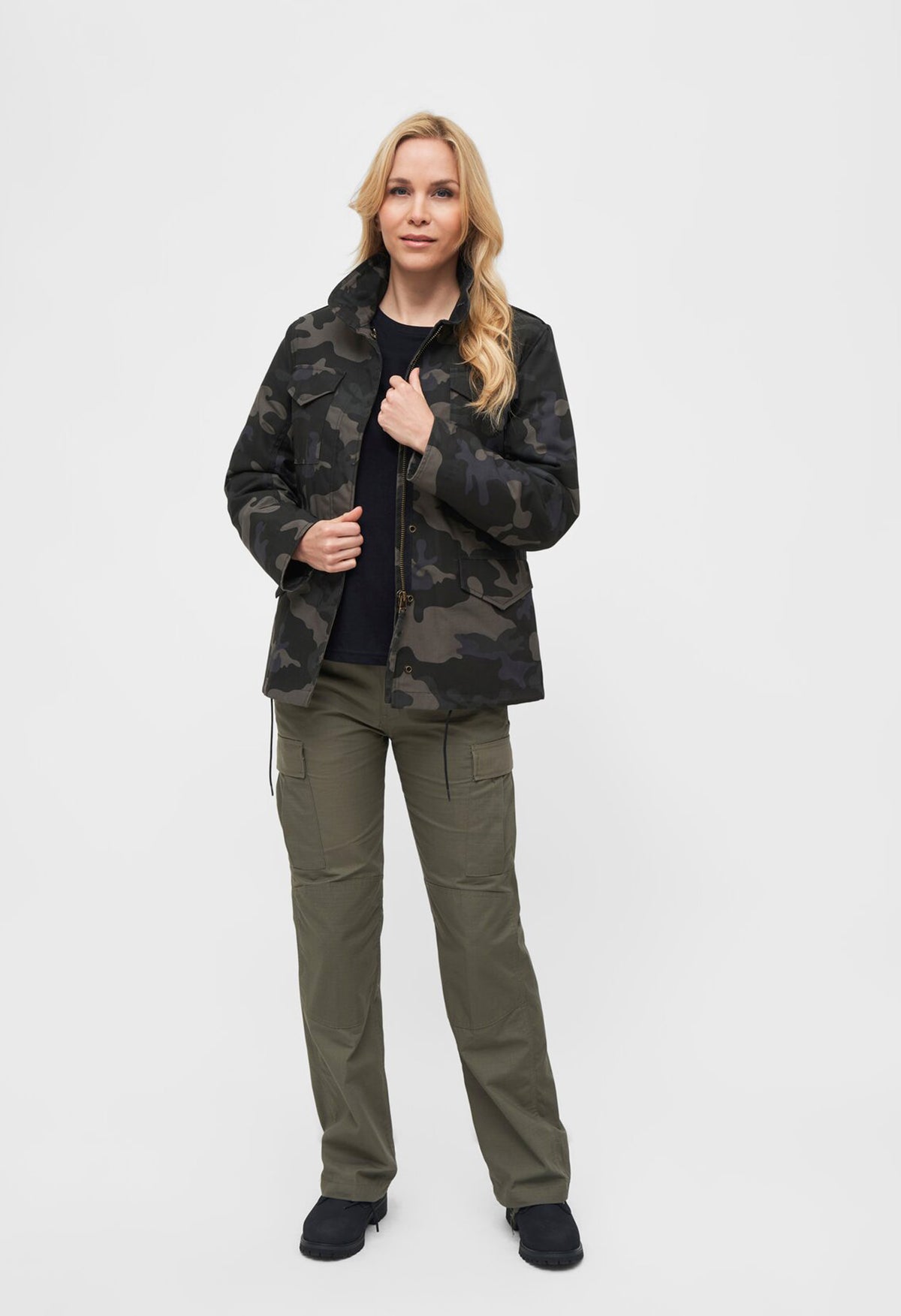 Brandit M65 Classic dámska bunda, darkcamo