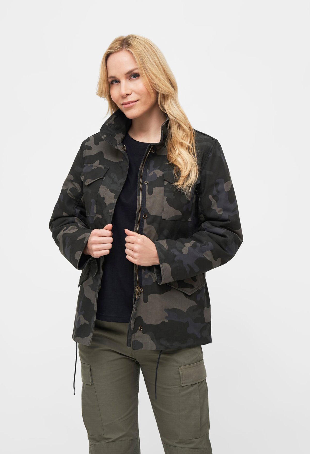 Brandit M65 Classic dámska bunda, darkcamo