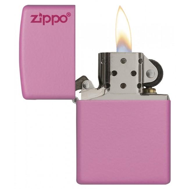 Zippo Fuel Lighter, Pink Matte