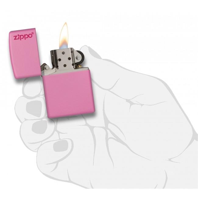 Zippo Fuel Lighter, Pink Matte
