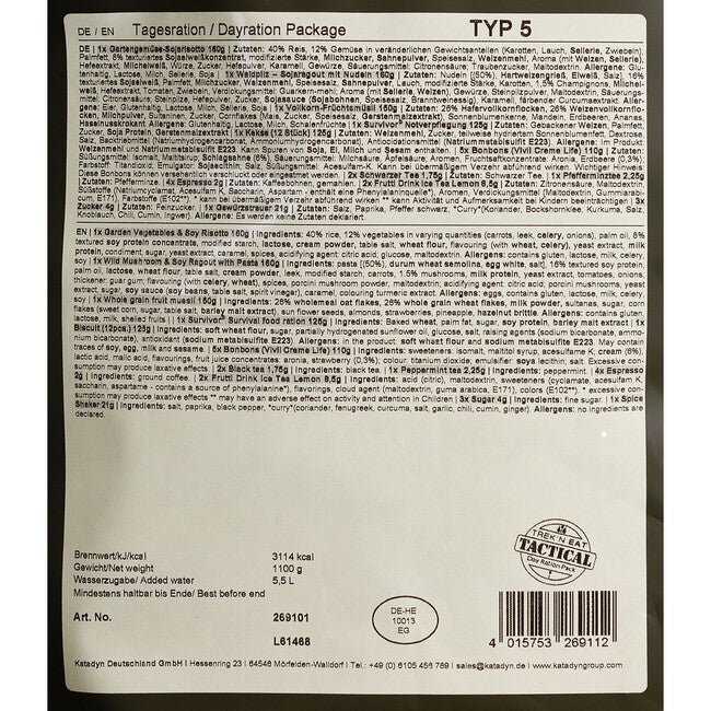 Trek'n Eat Daily Ration Pack Type V