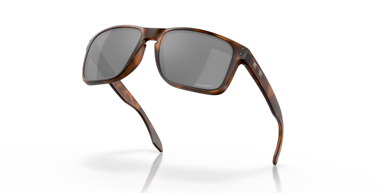 Oakley Holbrook XL Sunglasses, Matte Brown Tortoise Frame, Prizm Black Lenses, 59