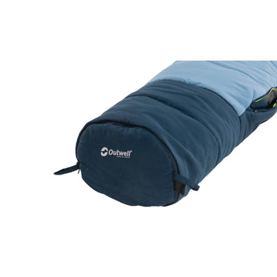 Outwell Convertible Junior Sleeping Bag, Light Blue