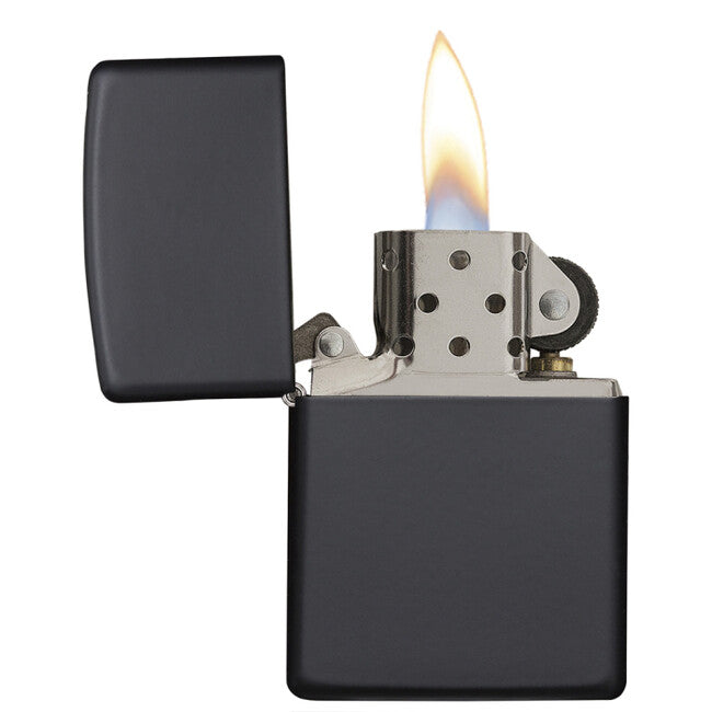 Zippo Benzine Lighter, Black Matte