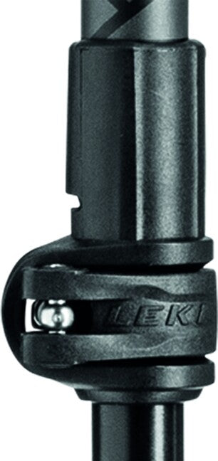 LEKI Makalu Lite Trekking Poles, Orange-Black-Dark Anthracite, 100-135 cm