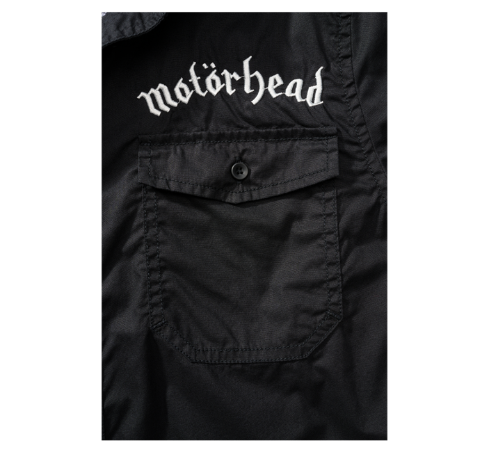 Brandit Motörhead Πουκάμισο Κοντών Μανικιών, Μαύρο