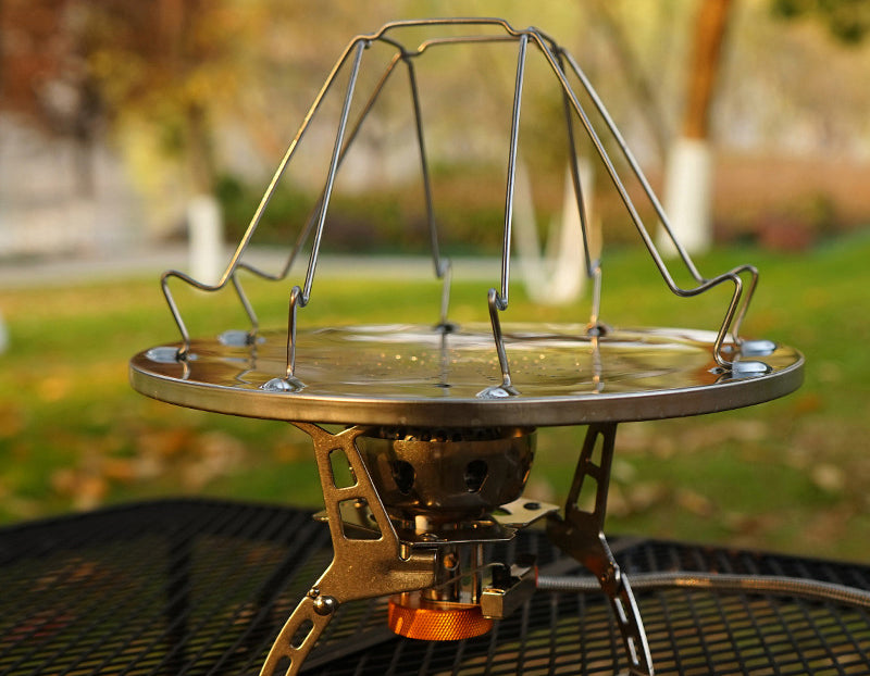 Origin Outdoors Φορητή Σόμπα Κάμπινγκ με Τοστιέρα Stainless Steel