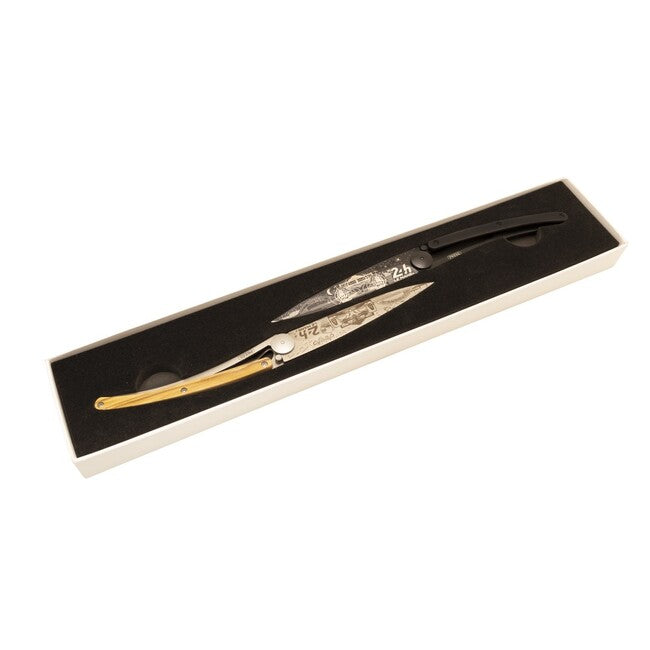 Deejo Tattoo DUO 24h Le Mans Folding Knife