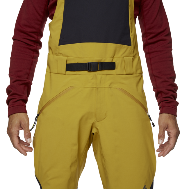 Black Diamond Recon Stretch Bibs παντελόνι ανδρικό με τιράντες, amber-black