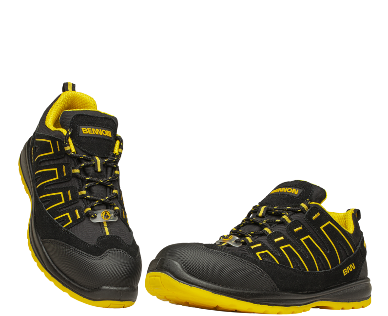 Bennon Alegro S1P ESD Work Boots, Yellow
