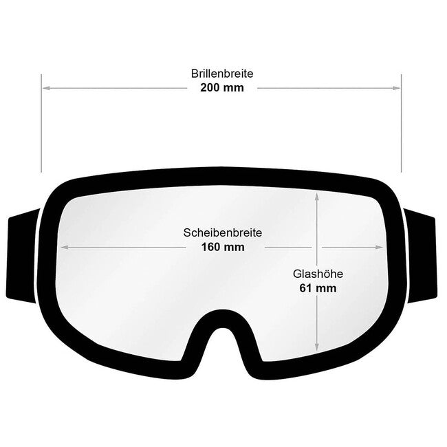 MFH Taktische Brille, KHS, schwarz