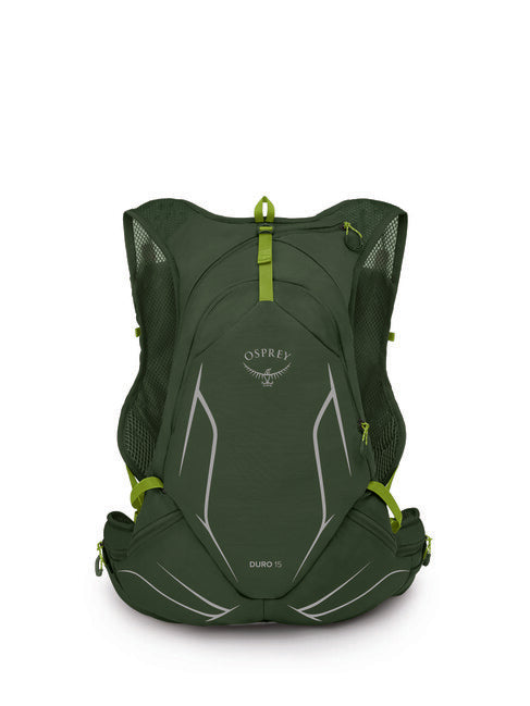 OSPREY DURO 15 σακίδιο πλάτης για τρέξιμο, seaweed green/limon