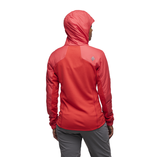 Black Diamond First Light Hybrid damen-Hybrid-Sweatshirt, korallenrot