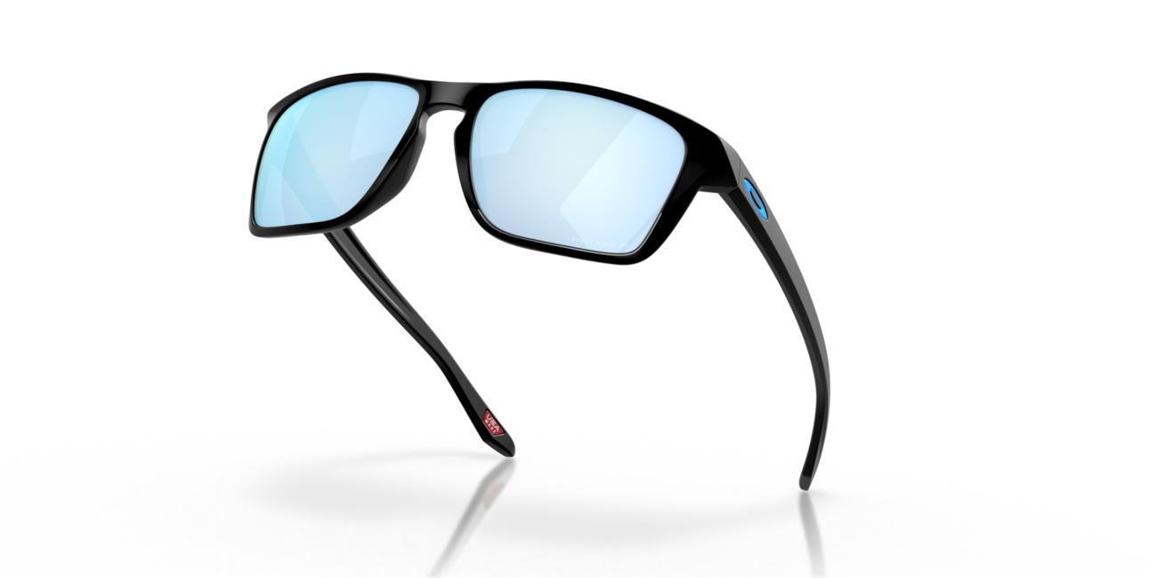 Oakley SYLAS Sunglasses, Matte Black Frame, Prizm Deep Water Polar 60