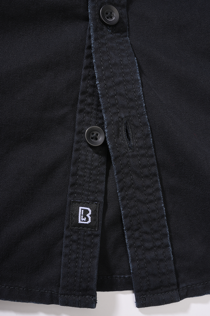 Brandit Vintage langarm-shirt, schwarz