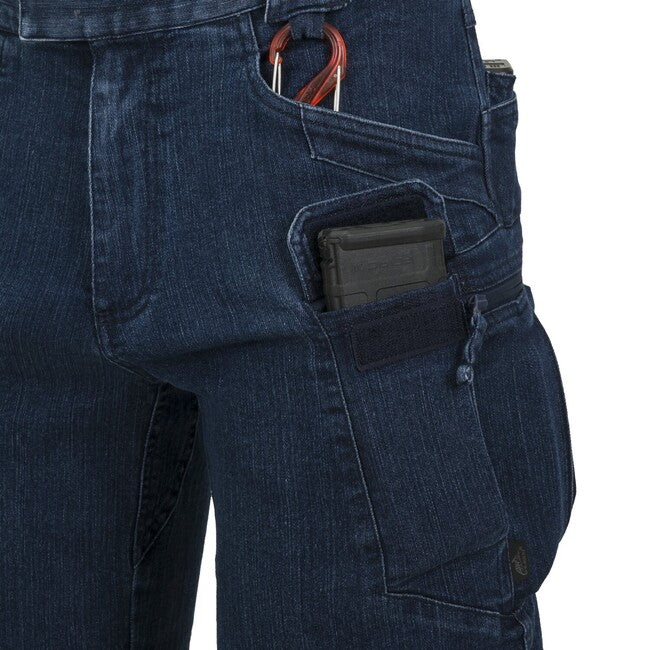 Helikon-Tex UTS Shorts 8.5" Tactical, Navy Blue Denim Stretch