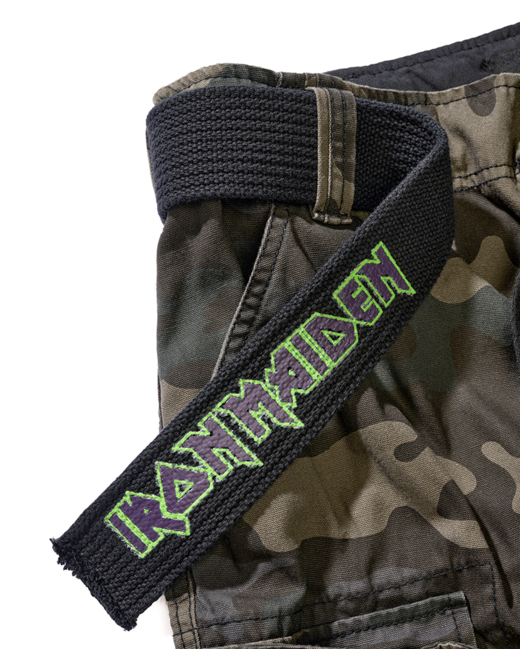 Brandit Iron Maiden The Number of The Beast Σορτς Savage, darkcamo