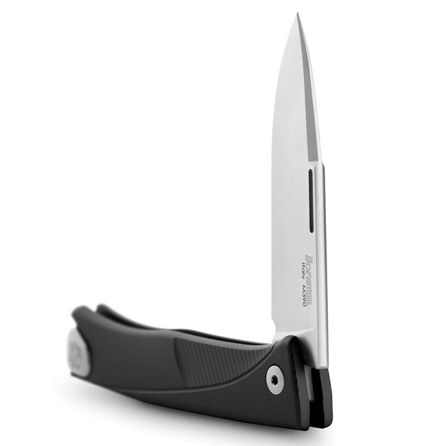 Lionsteel Thrill TL A Folding Knife, Black Aluminum Handle