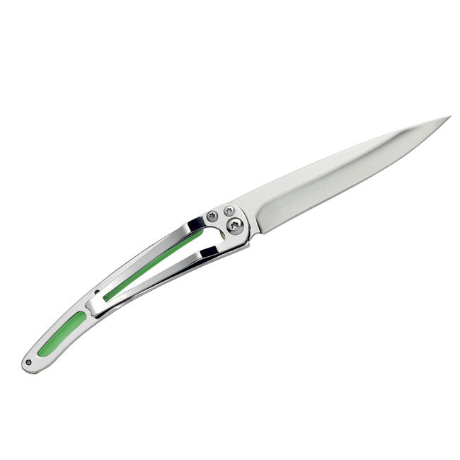 Deejo Folding Knife, Green