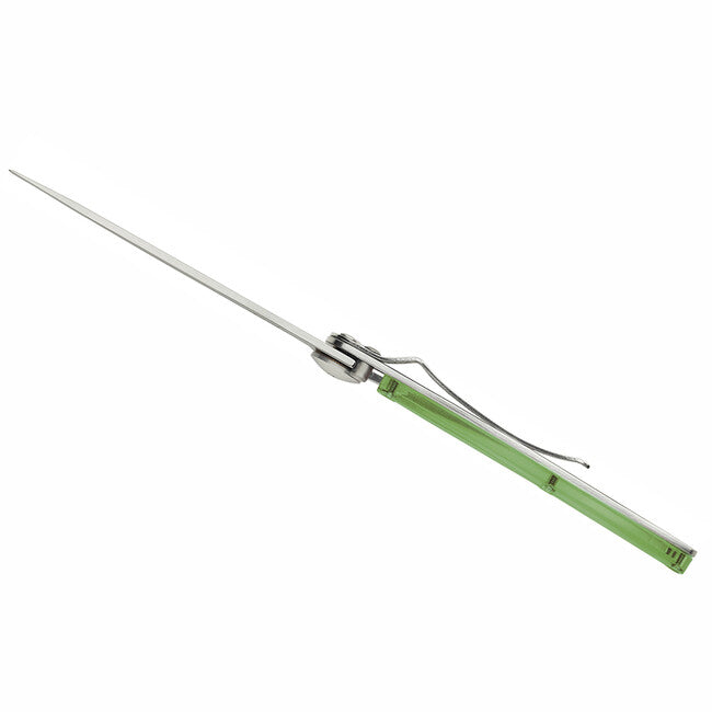 Deejo Tattoo Folding Knife, Green Nature