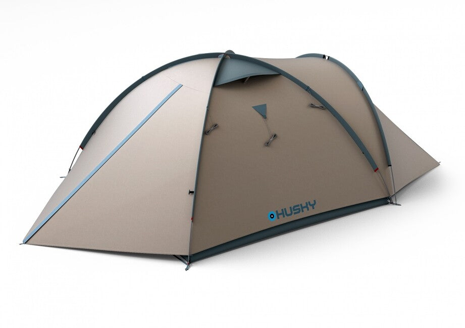 Husky Bizon 4 Classic Familienzelt für 4 Personen, light grey