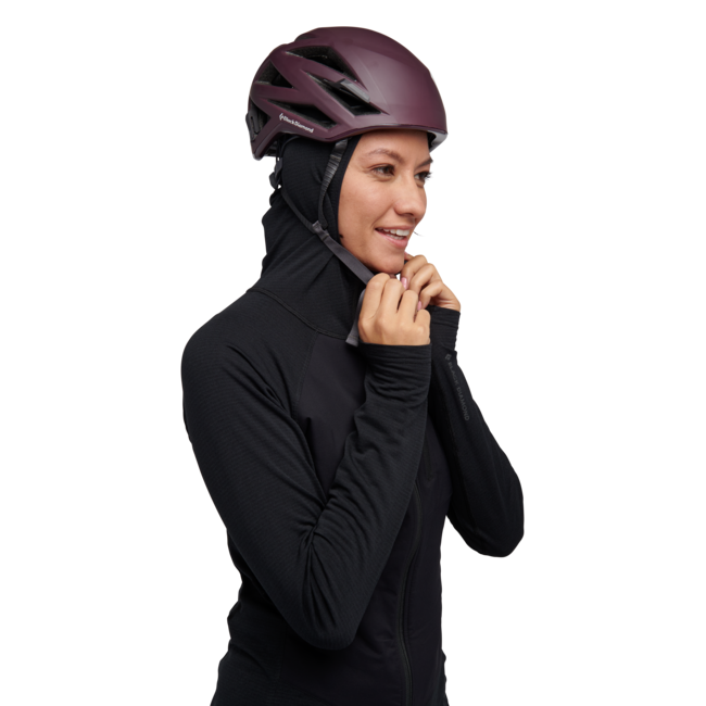 Black Diamond Coefficient LT Hybrid damen-Hybrid-Sweatshirt, schwarz