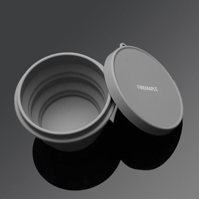 Fire Maple Collapsible Silicone Bowl 0.5L, Grey