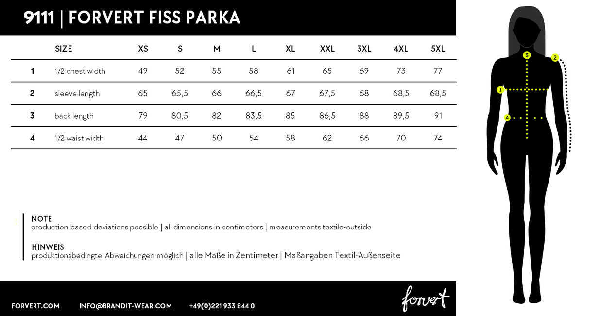 Brandit Forvert Fiss Μπουφάν Parka Γυναικείο, Λαδί