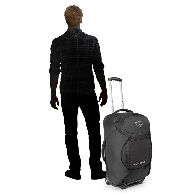 Osprey Sojourn 60 Rolling Travel Bag, Black